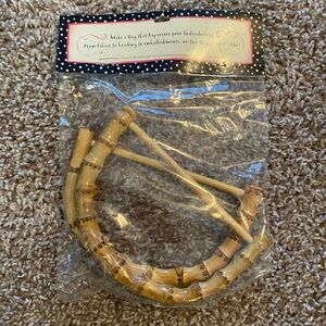 🐠 Unique Chic Handles to Make Purse/Tote or Crafts. NWT. Tan.